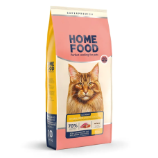 Сухий корм Home Food Sterilised Large Breed для котів з телятиною, лососем та в’яленими томатами, 10 кг