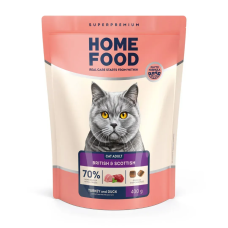 Сухой корм Home Food Adult for British & Scottish с индейкой и уткой, 400 г