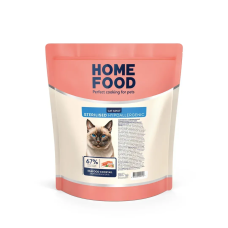 Гипоаллергенный сухой корм Home Food Sterilised для кошек морской коктейль, 200 г