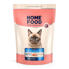 Гіпоалергенний сухий корм Home Food Sterilised для котів морський коктейль, 1,6 кг