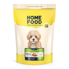 Сухой корм Home Food Puppies для щенков малых пород с ягненком и рисом, 1,6 кг