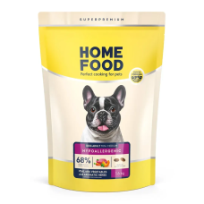 Сухой корм Home Food Hypoallergenic для собак малых и средних пород с телятиной и травами, 1,6 кг