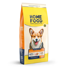 Сухой корм Home Food Skin&Shiny Coat для собак средних пород с индейкой и лососем, 10 кг