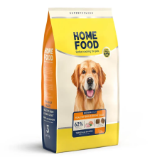 Сухой корм Home Food Skin&Shiny Coat для собак больших пород с индейкой и лососем, 3 кг
