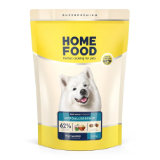 Сухой корм Home Food Hypoallergenic для собак средних пород с форелью и рисом, 1,6 кг