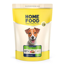 Низькозерновий сухий корм Home Food для активних собак і юніорів малих порід з ягням та рисом, 1,6 кг