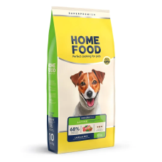 Низкозерновой сухой корм Home Food для активных собак и юниоров малых пород с ягненком и рисом, 10 кг