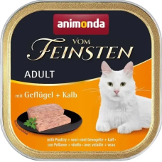 Влажный корм Animonda Vom Feinsten для кошек с птицей и телятиной, 100 г