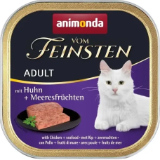 Влажный корм Animonda Vom Feinsten для кошек с курицей и морепродуктами, 100 г