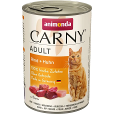 Влажный корм Animonda Carny Adult Beef Chicken для кошек с говядиной и курицей, 400 г