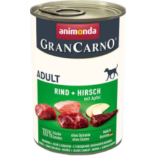 Влажный корм Animonda Gran Carno Adult Beef + Deer with Apple для собак с говядиной олениной и яблоком, 400 г