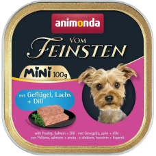 Влажный корм Animonda Vom Feinsten Adult Mini для собак мини пород с птицей и лососем, 100 г