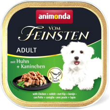 Влажный корм Animonda Vom Feinsten Adult для собак с курицей и кроликом, 150 г