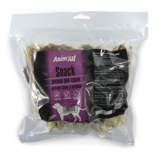 Ласощі AnimAll Snack кролячі вуха з м`ясом качки, для собак, 500 г