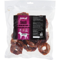 Ласощі AnimAll Snack гарбузові кільця з філе курки, для собак, 500 г
