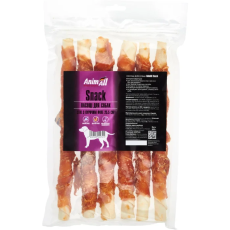 Ласощі AnimAll снеки дог стік з курячим філе для собак, 25.5×3 см, 500 г
