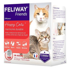 Дифузор Ceva Feliway Friends + змінний блок для зняття стресу і корекції поведінки у кішок, 48 мл