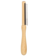 Гребінець Flamingo Flea Comb Babu для вичісування бліх, бамбук, 69 зубців, 21×3.5 см