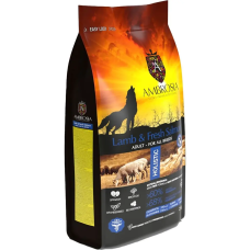 Сухой корм Ambrosia Grain Adult Dog Lamb & Fresh Salmon для собак всех пород с ягненком и свежим лососем, 2 кг