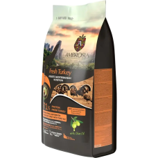 Сухой корм Ambrosia Mediterranean для пожилых, кастрированных собак всех пород с контролем веса с индейкой, 5 кг