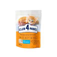 Сухой корм Club 4 Paws Kittens Salmon с лососем для котят, 300 г