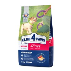 Сухой корм Club 4 Paws Active Adult Small Breed для взрослых активных собак малых пород, 5 кг