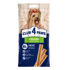 Мясная палочка Club 4 Paws с курицей для собак малых пород, 3х12 г