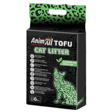 Соєвий наповнювач AnimAll Tofu Green Tea з ароматом зеленого чаю, для котів, 6 літрів (2,6 кг)