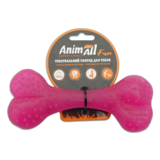 Игрушка AnimAll Fun кость, фиолетовая, 15 см