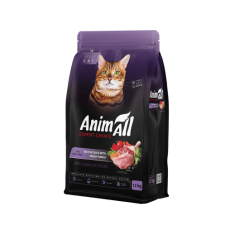 Сухий корм AnimAll для дорослих котів, зі свіжою індичкою та качкою, 12 кг
