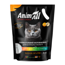 Наповнювач AnimAll для котів, силікагель з індикатором PH, 3 л