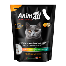 Наполнитель AnimAll для кошек, силикагель с индикатором PH, 3 л