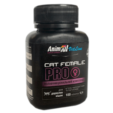 Вітаміни AnimAll VetLine Cat Female Pro для дорослих кішок 0.5 г × 100 табл