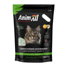 Силікагелевий наповнювач AnimAll Кристали смарагду, для котів, 10.5 л (4.4 кг)