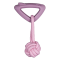 AGrizZzly Baby 0426 Игрушка Акула с канатом, розовая лаванда, (15,8х10,2х2,8 см)