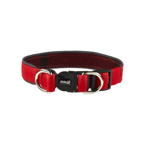 Комплект AnimAll VetLine Double Guard ошейник с противопаразитарной лентой, 20 мм, 320 – 400 мм, красный