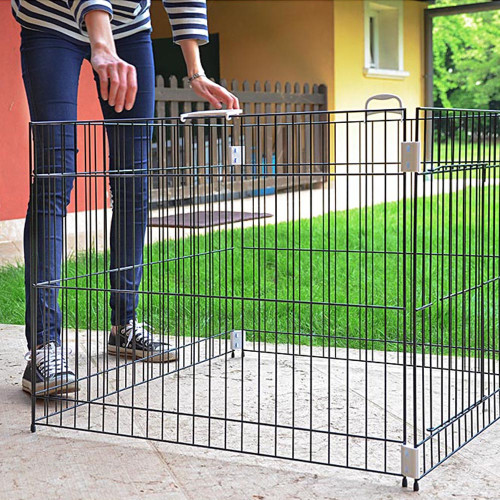 Загін для собак і цуценят Ferplast Dog Training, можна використовувати як перегородку