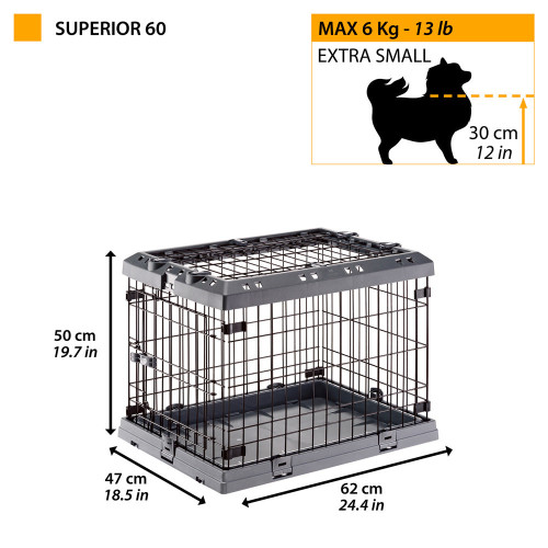 Складна клітка для собак Ferplast Superior 60