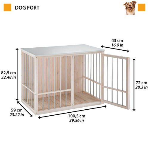 Дерев`яний будиночок для собак Ferplast Dog Fort