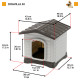 Будка для собак із термопластику Ferplast Dogvilla 50