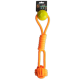 Интерактивная игрушка веревка с шариком, orange / yellow AGrizZzly