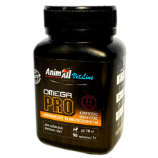 Витамины AnimAll VetLine Omega PRO для малых пород собак 1 г × 90 табл