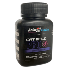 Вітаміни AnimAll VetLine CAt Male Pro для дорослих котів 0.5 г × 100 табл