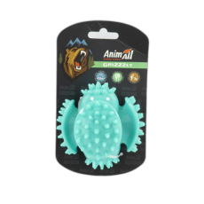 Игрушка AnimAll GrizZzly мультифункциональная косточка, для собак, 24.4×7.3×5.1 см, мятная