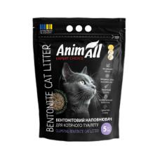 Бентонітовий наповнювач AnimAll гранульований, для кішок, 5 кг