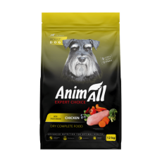 Сухой корм AnimAll для собак, со свежей курицей, 12 кг