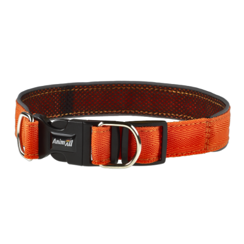 Комплект AnimAll VetLine Double Guard нашийник з протипаразитарною стрічкою, 25 мм, 400 - 500 мм, помаранчевий