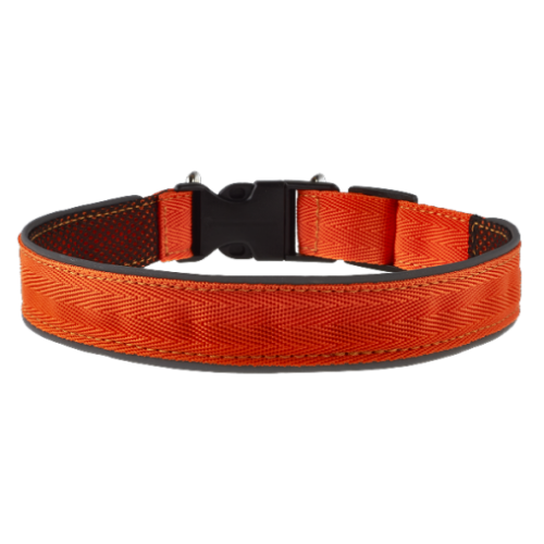Комплект AnimAll VetLine Double Guard нашийник з протипаразитарною стрічкою, 25 мм, 400 - 500 мм, помаранчевий