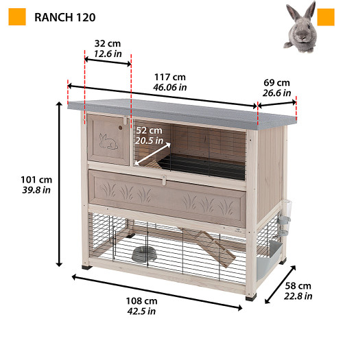 Вольєр Ferplast Ranch 120 для кроликів