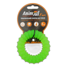 Игрушка AnimAll Fun кольцо с шипами, зеленый, 9 см